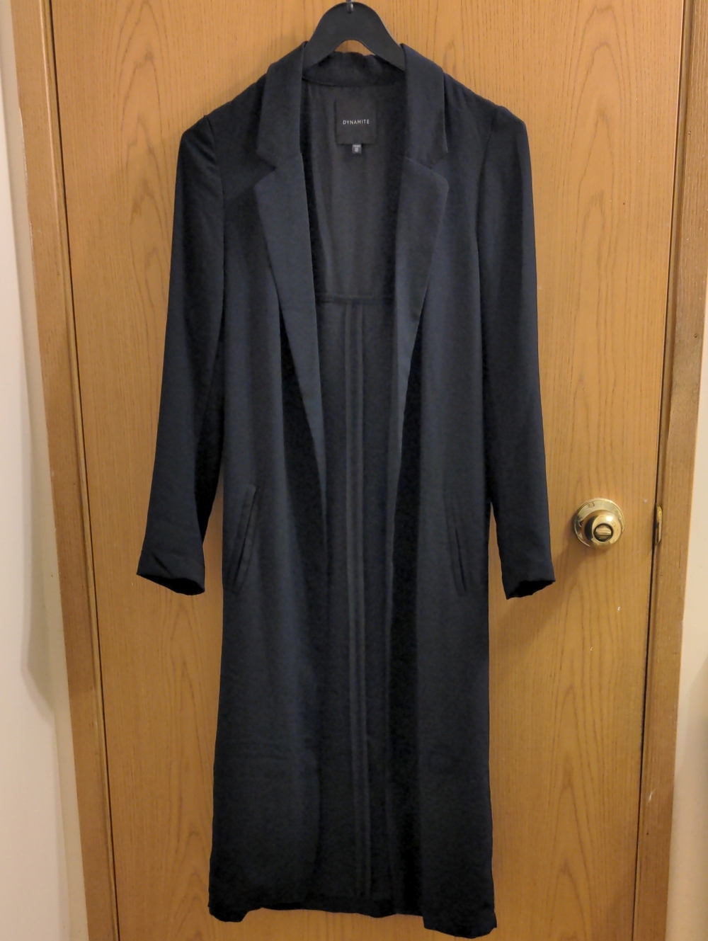 Dynamite Long Black Blazer